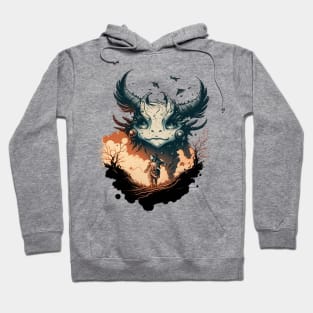 Mystical fantasy character. Hoodie